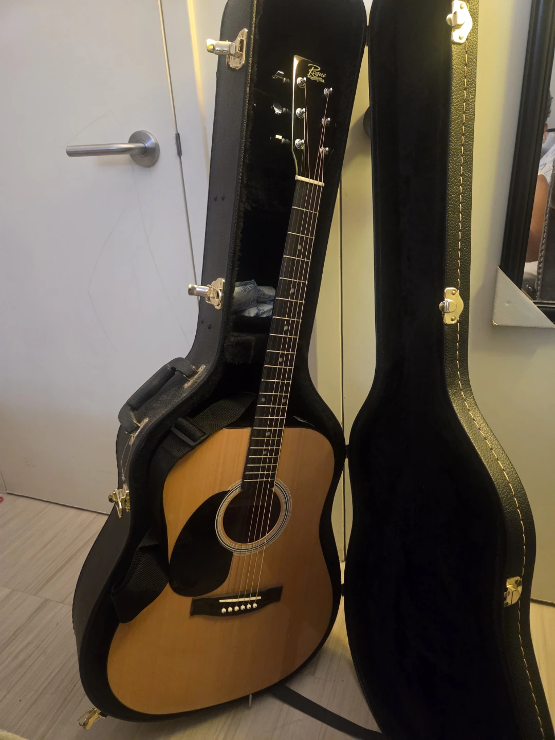 Rogue RG-624 Acoustic Guitar with Hard Case