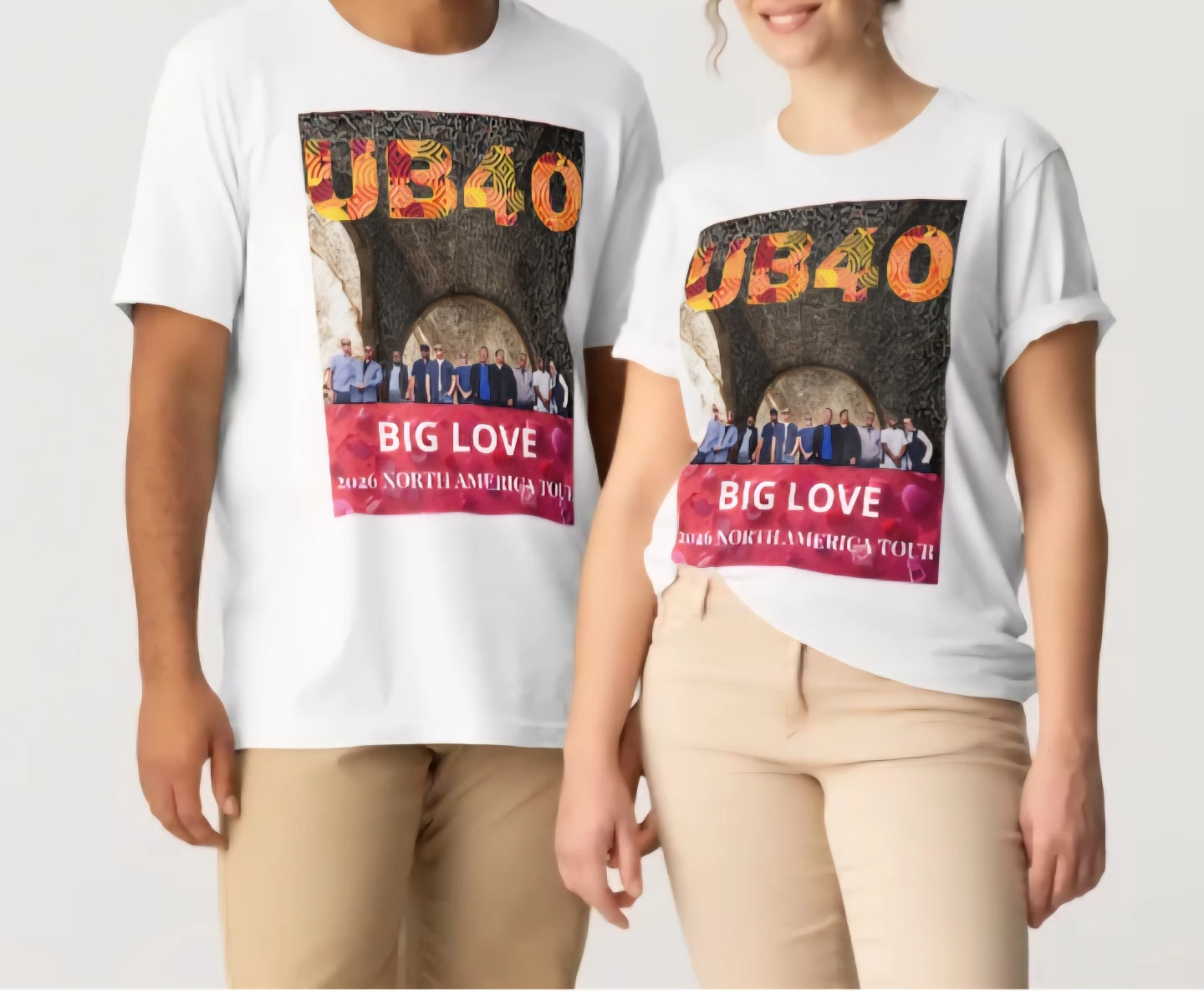 UB40 Big Love 2026 North America Tour T-Shirt - photo 2