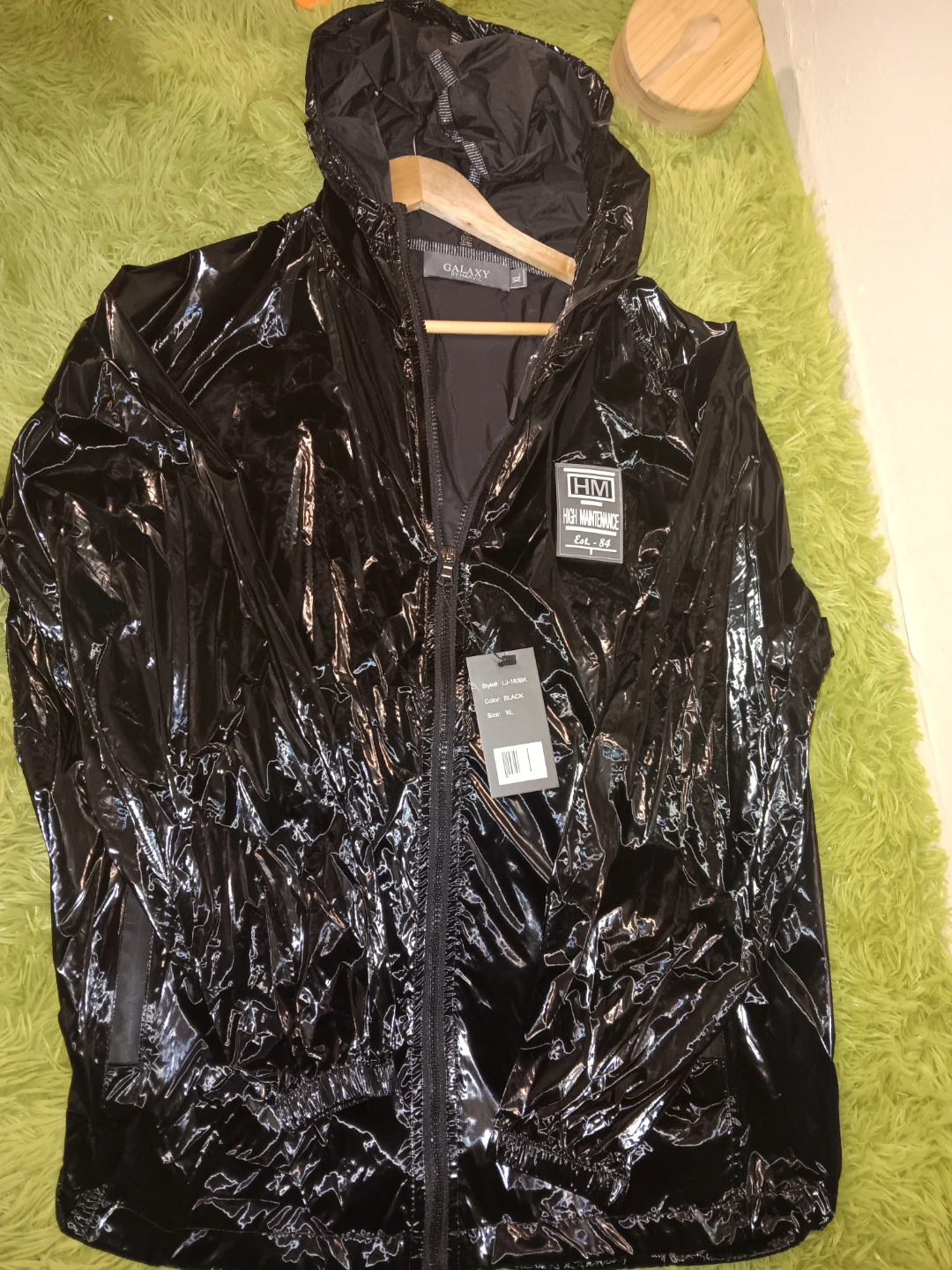 Galaxy by Harvic High Maintenance Black Shiny Jacket XL🏆