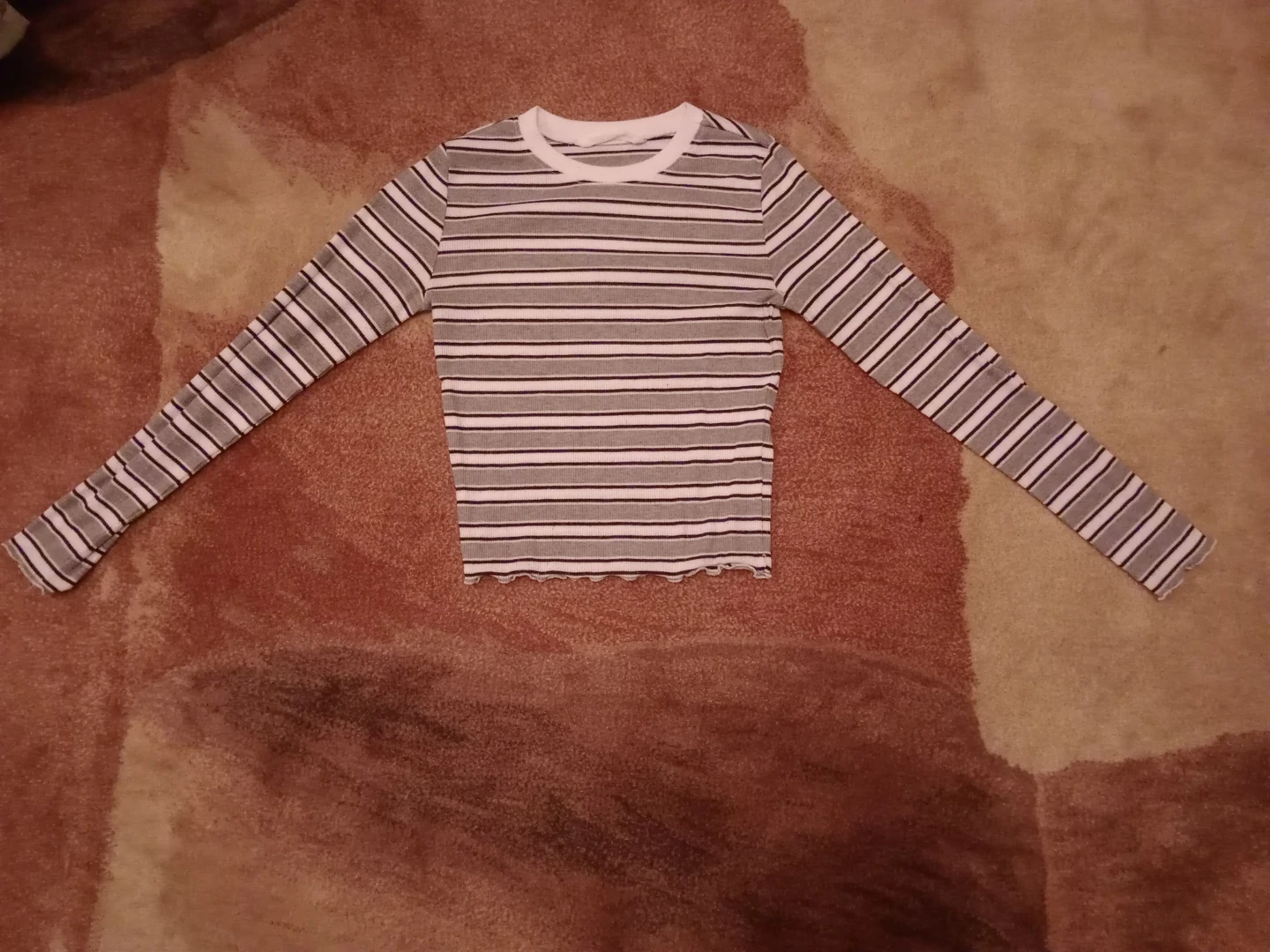 Urban Kids Striped Long Sleeve Shirt - Size M
