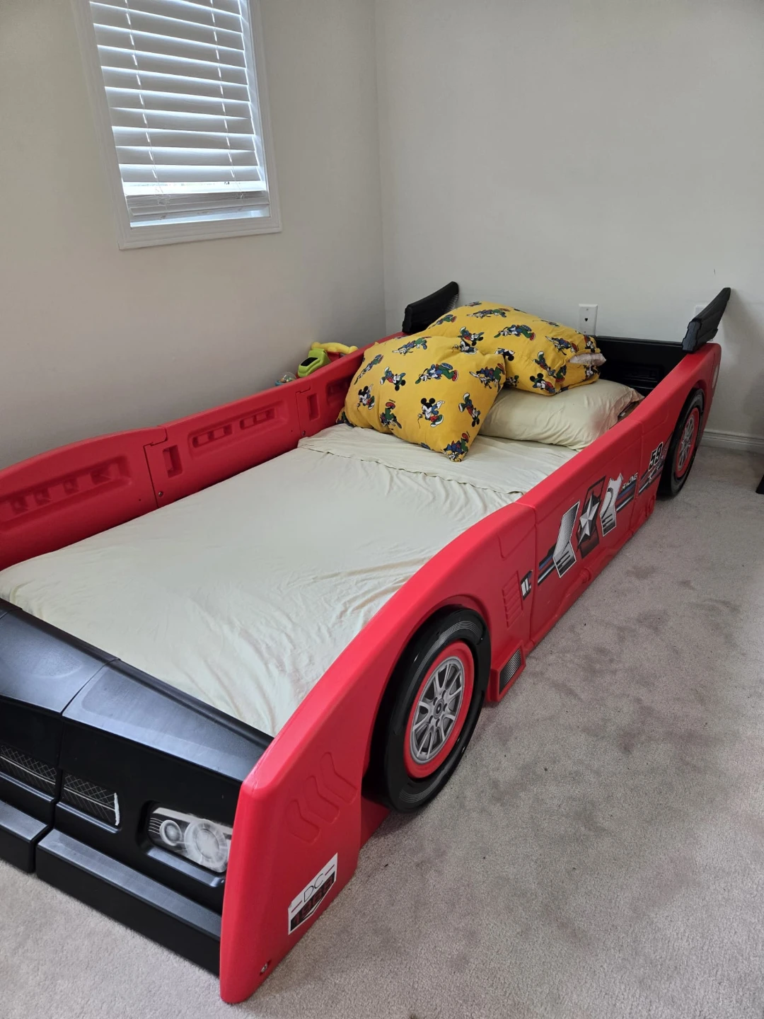 Kids Race Car Bed - Red