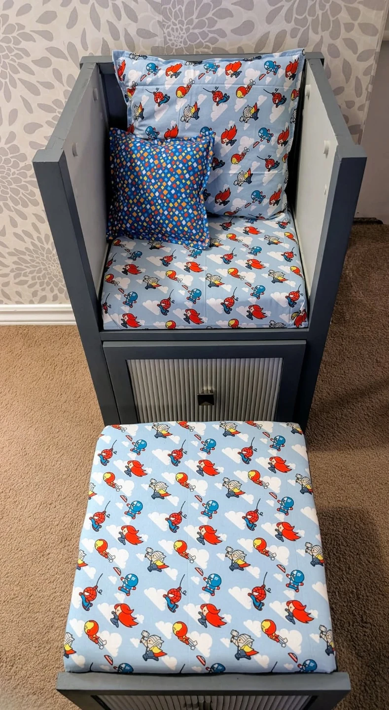 Kids Reading Nook Chair with Storage - photo 2