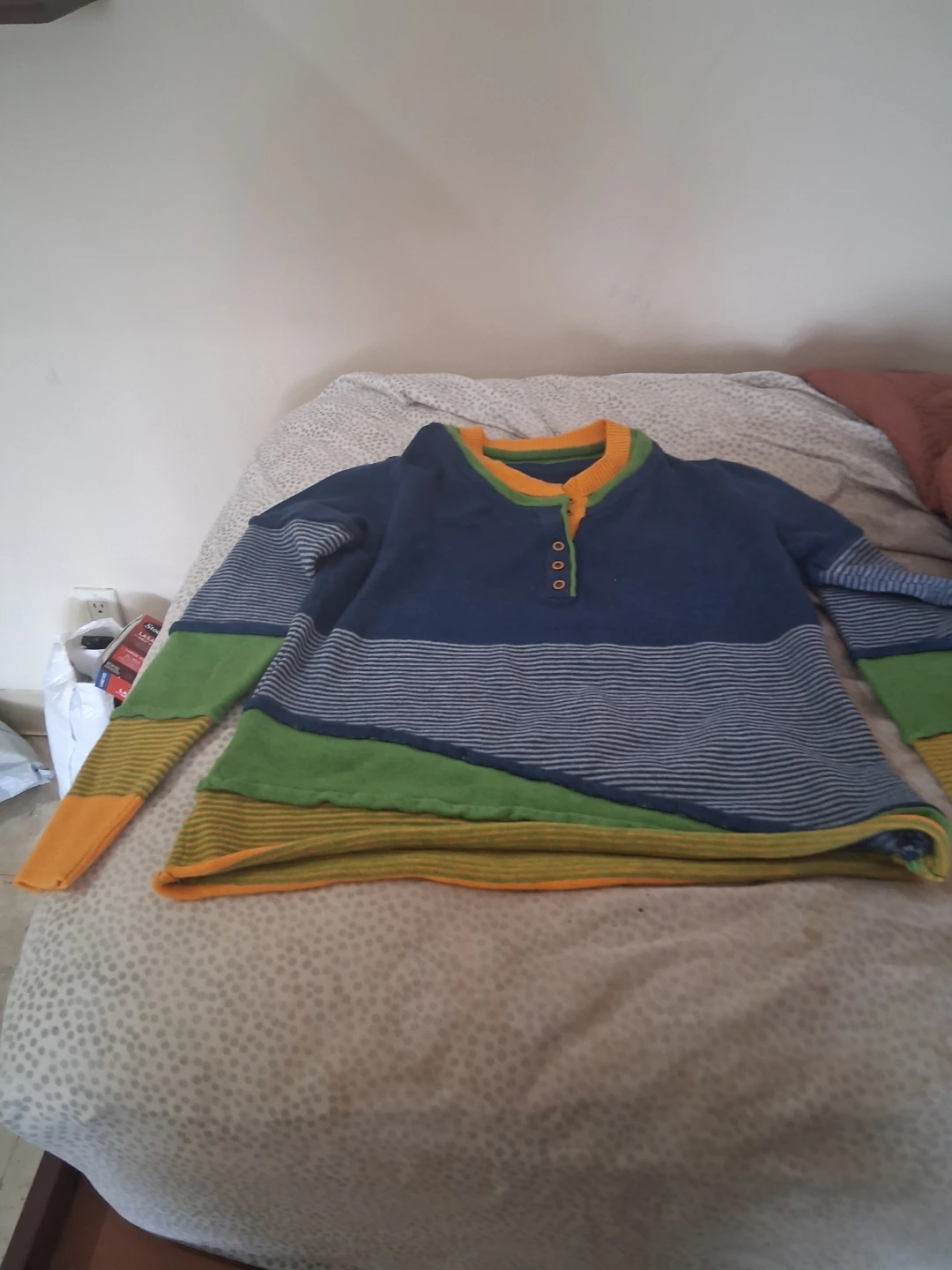 Patchwork Long Sleeve Sweater
