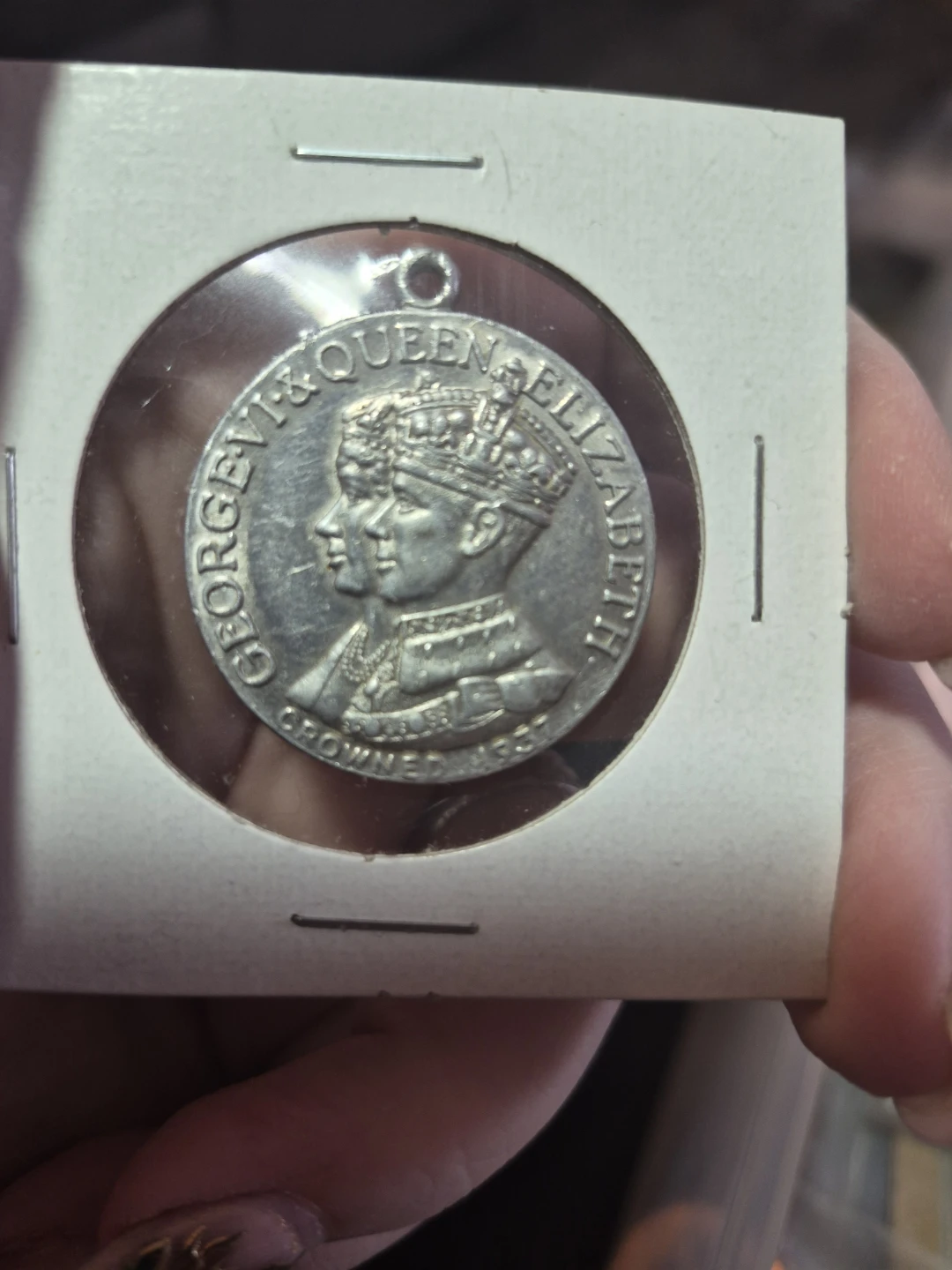 Coronation Medal George VI & Queen Elizabeth 1937 - photo 2