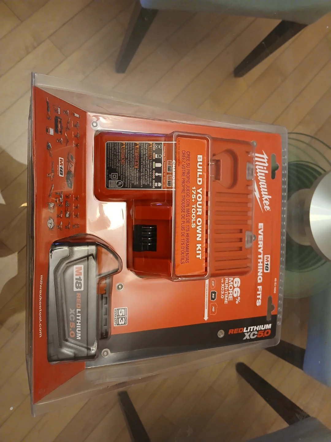 Milwaukee M18 REDLITHIUM XC 5.0 Ah Battery & Charger Kit - photo 2