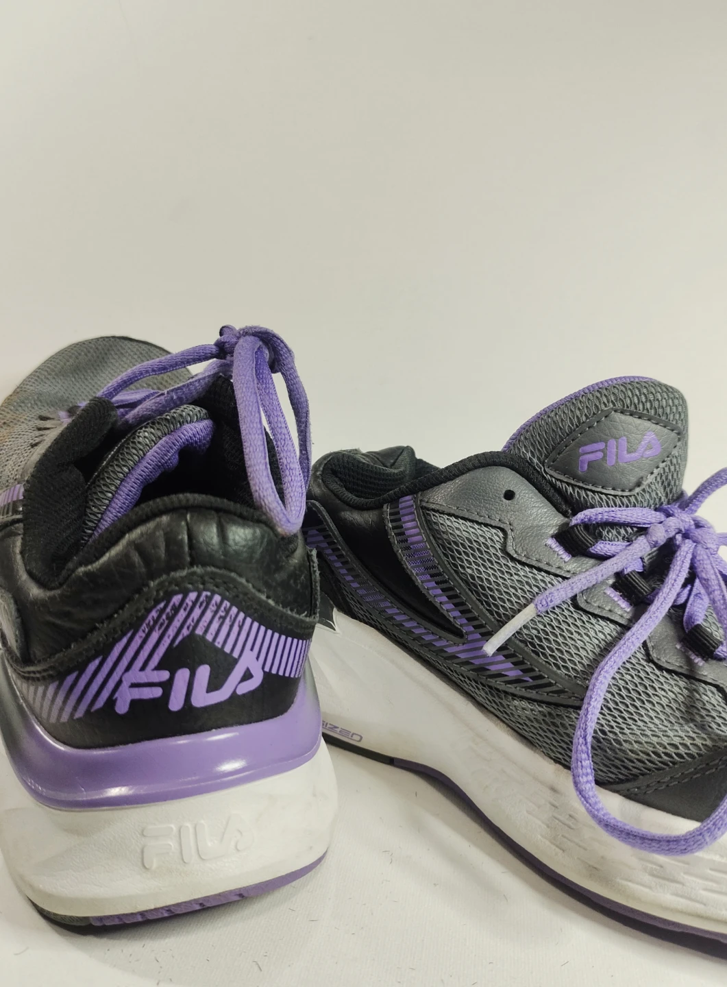 Fila Women's Running Shoes Grey/Purple Size 7 - photo 4