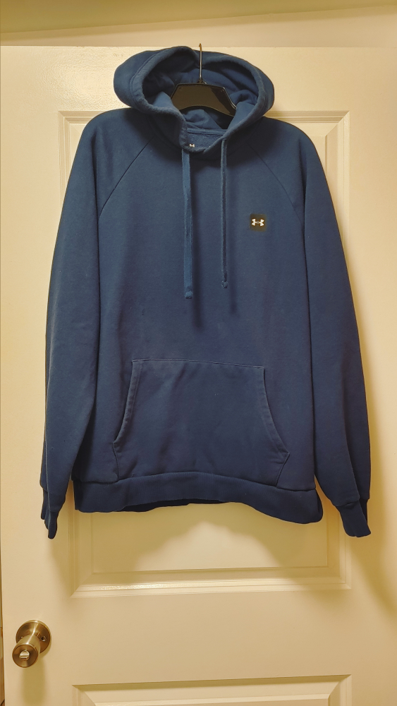 Men's  Navy Blue Hoodie size Large