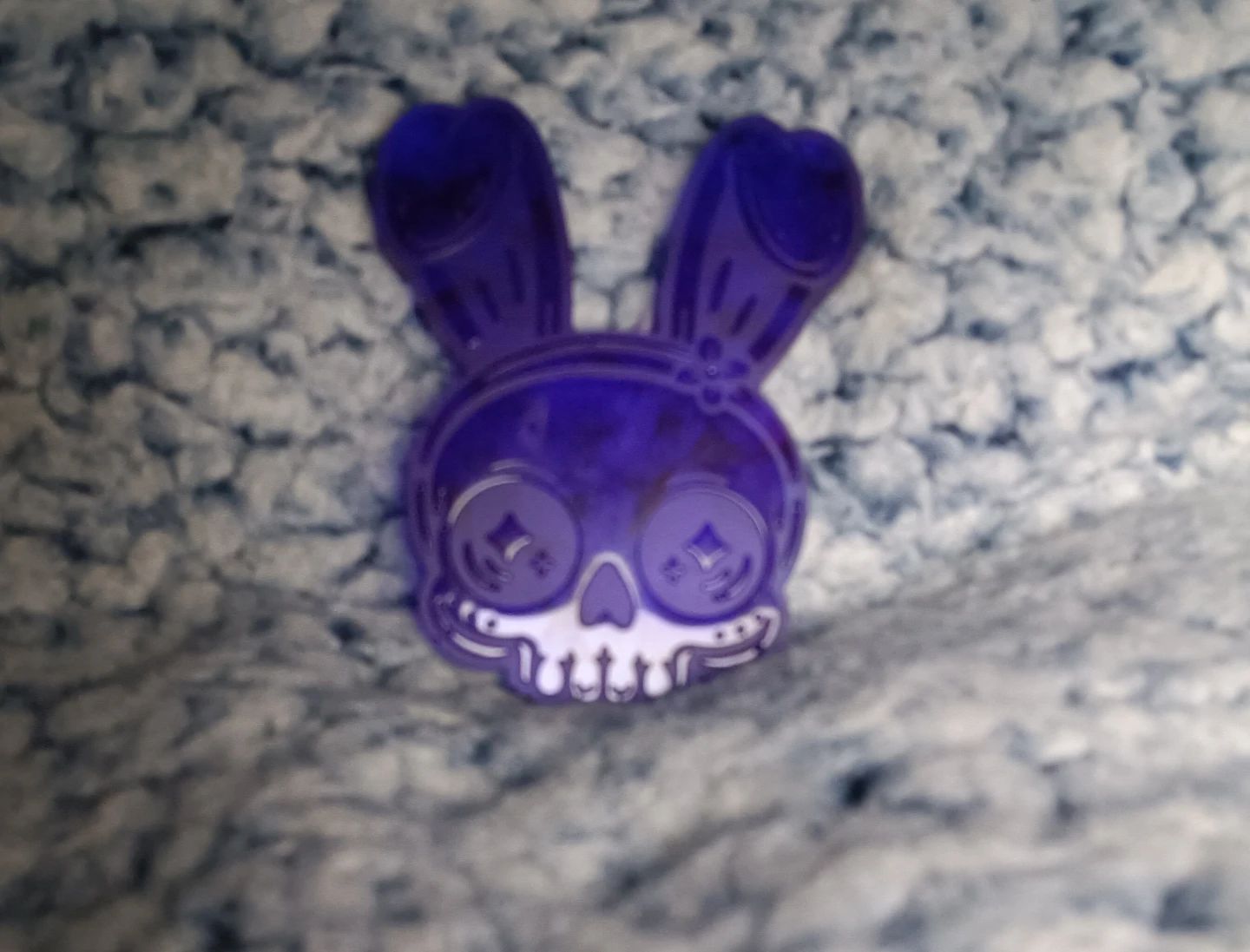 Resin Bunny Skull Charms - photo 3