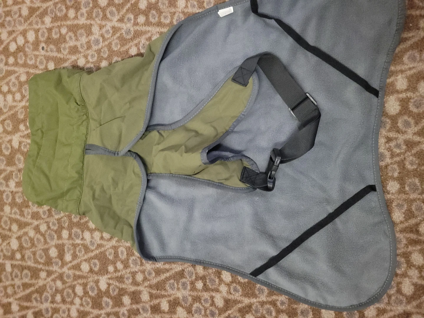 Olive Green Dog Coat 🥕 - photo 2
