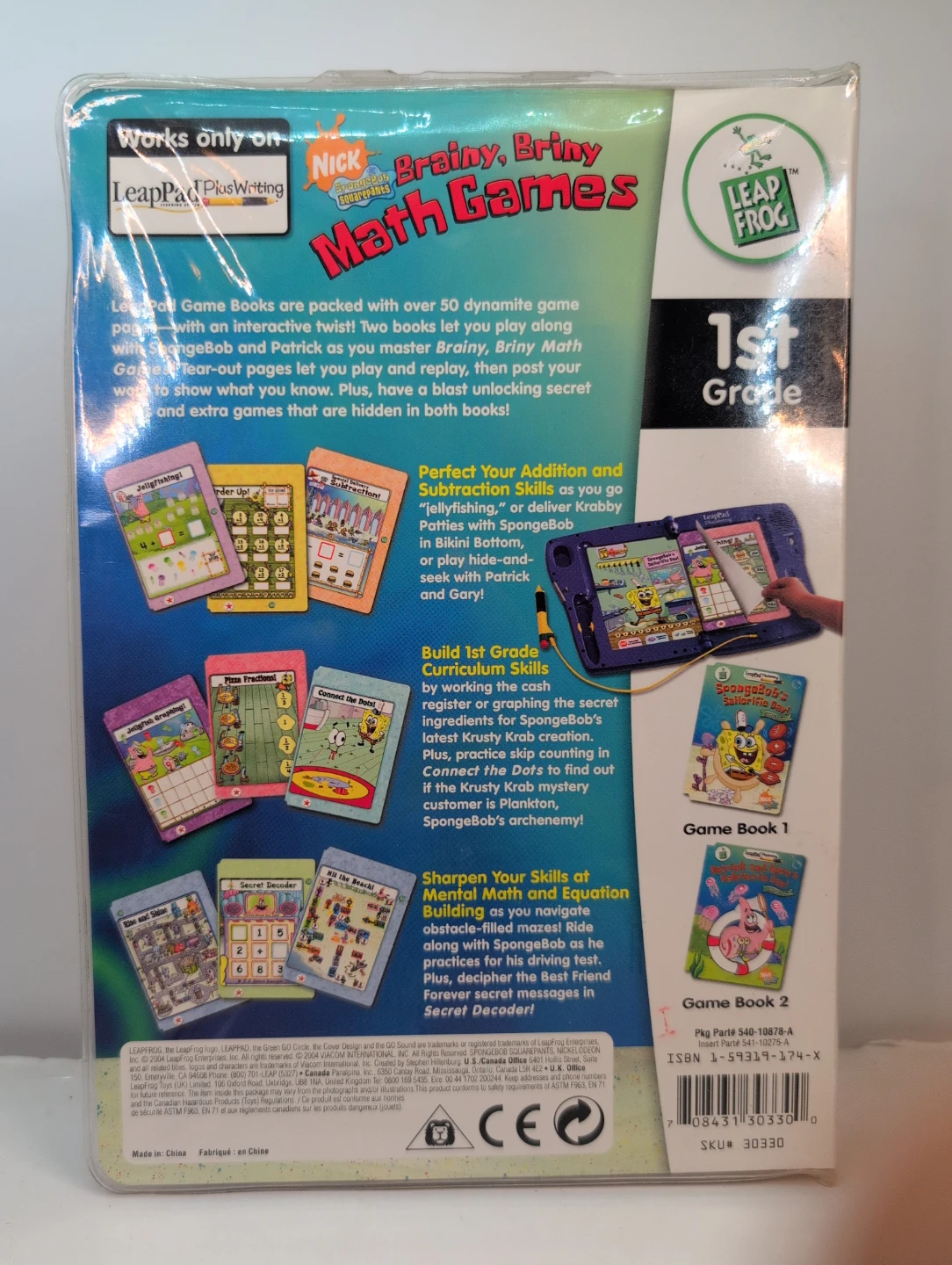 LeapFrog LeapPad PlusWriting Brainy, Briny Math Games 1st Grade - photo 3
