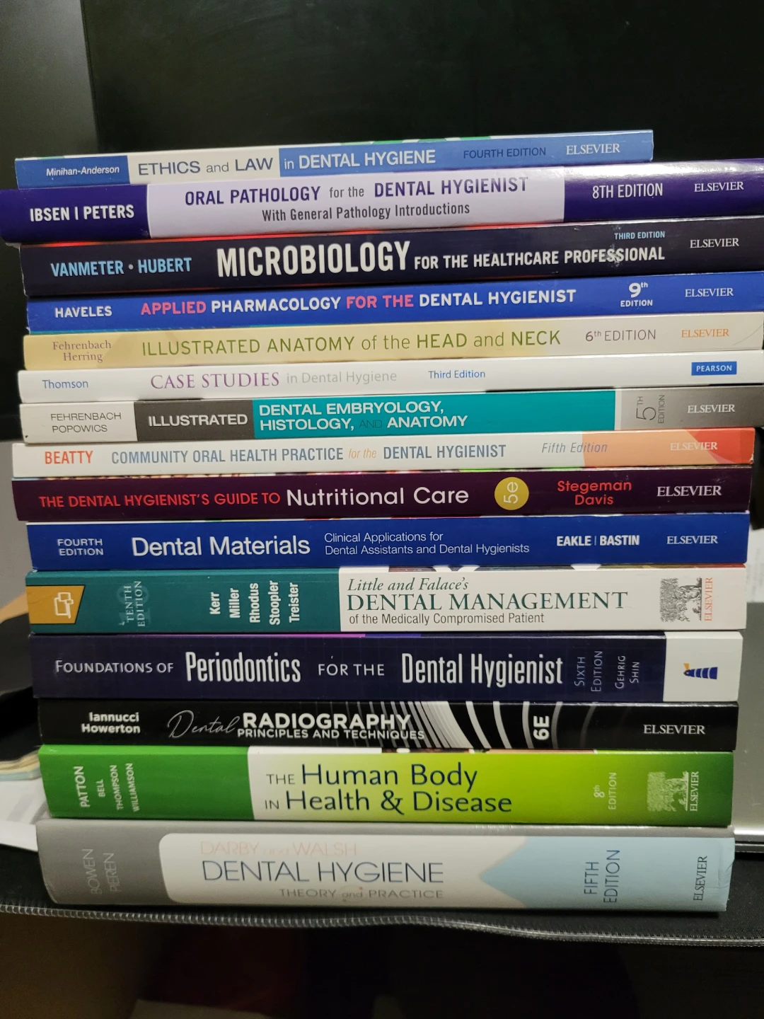 Dental Hygiene textbooks