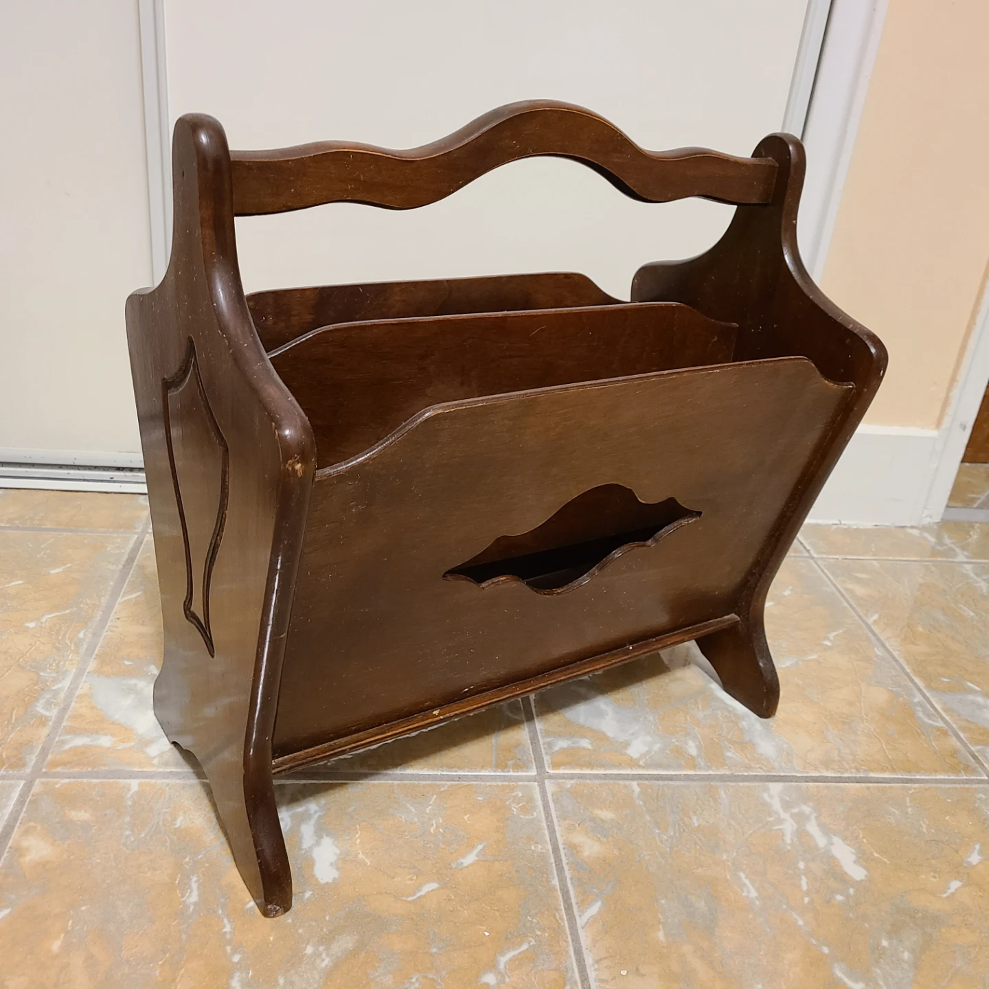 🥕Wooden Magazine Rack - photo 3
