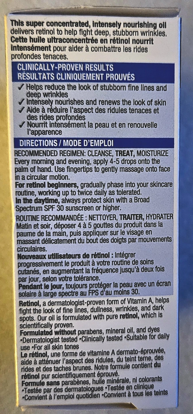 Neutrogena Rapid Wrinkle Repair Retinol Oil - photo 2