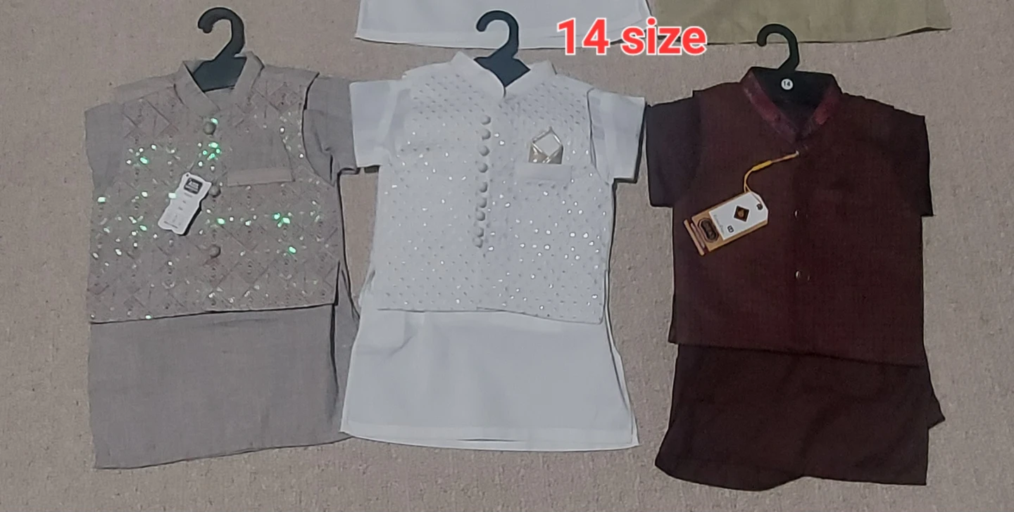 Boys' Kurta Pajama Set - Size 14