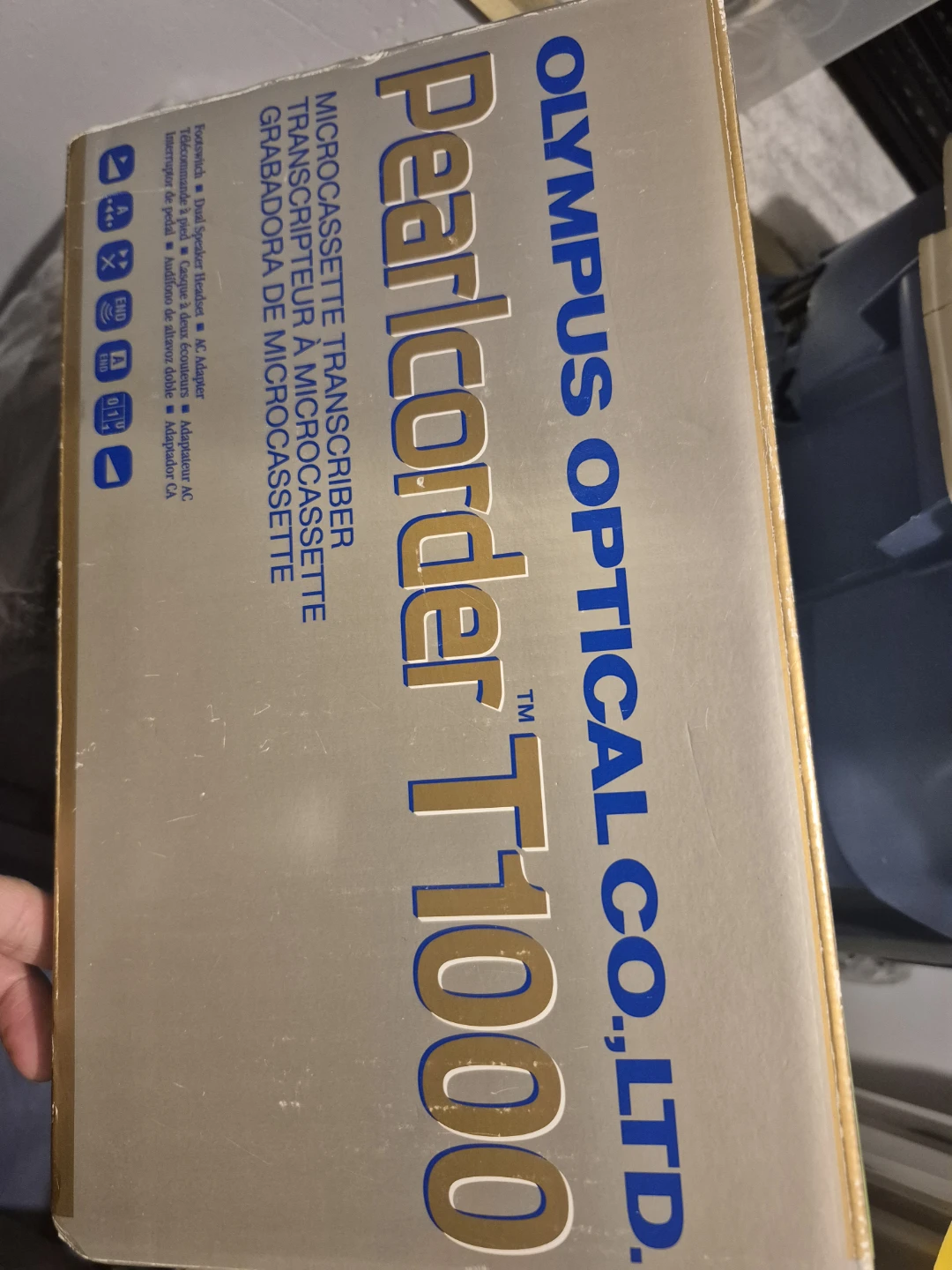 Olympus Pearlcorder T1000 Microcassette Transcriber - photo 2
