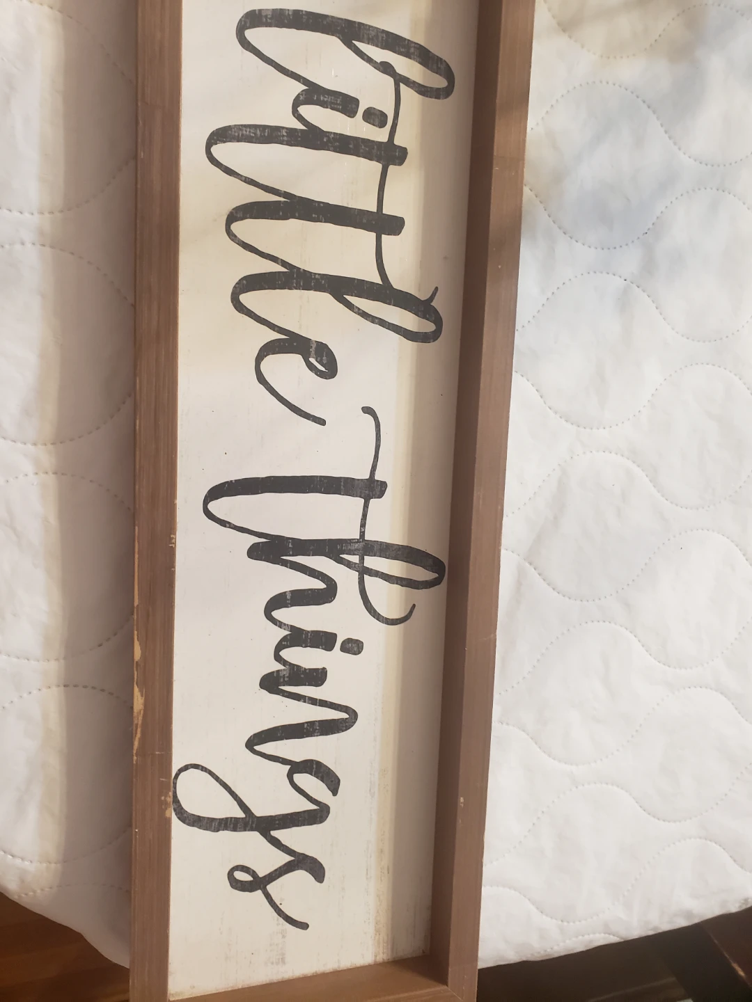 Wooden Sign "Enjoy the Little Things" - photo 3