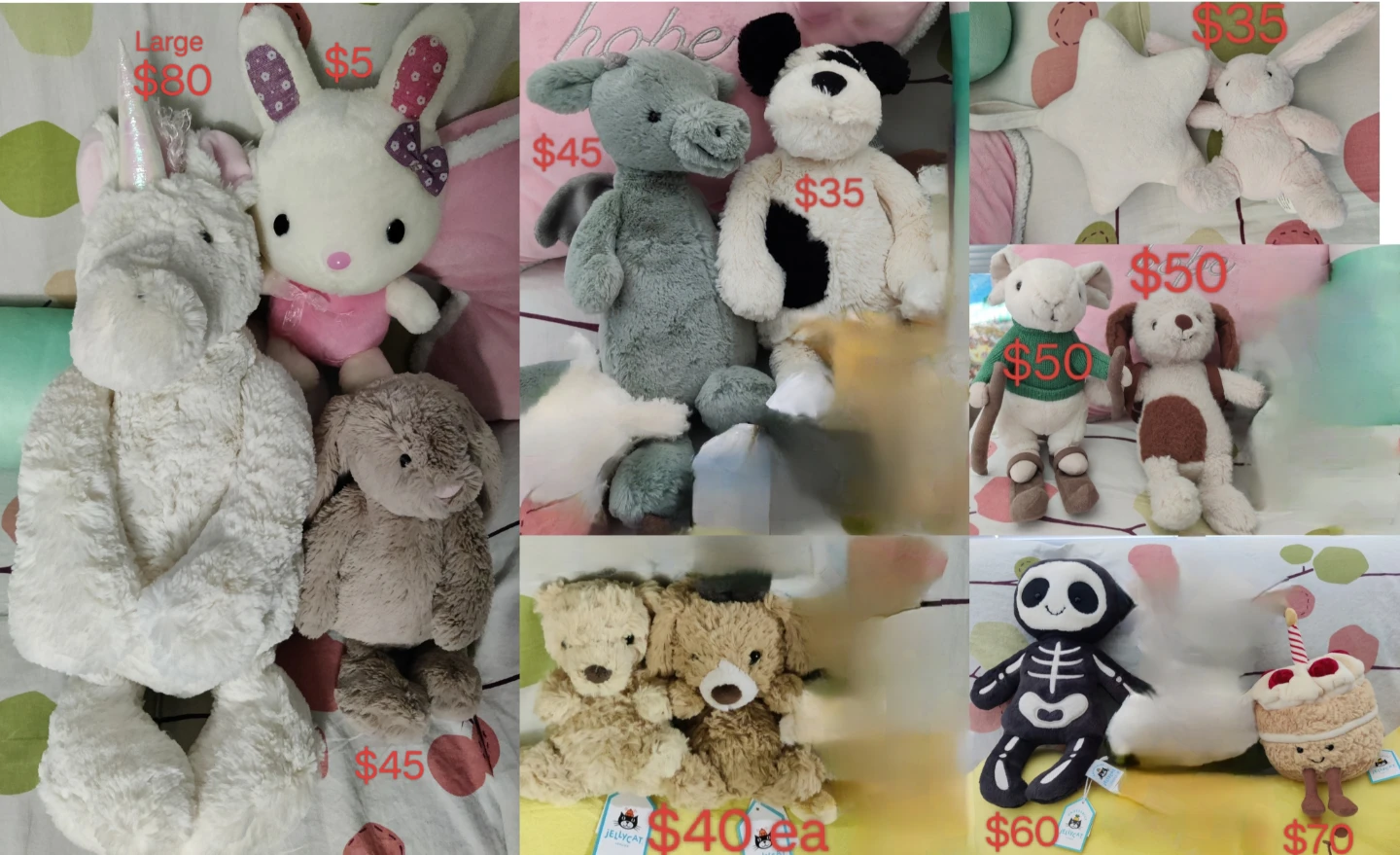 Jellycat, Disney etc stuffed toys - photo 2