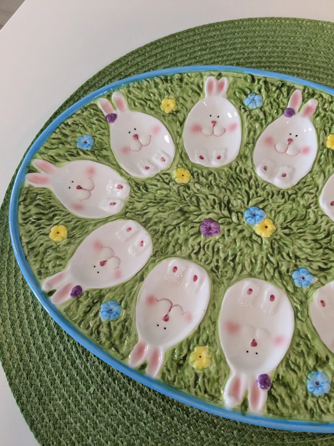 Easter Bunny Egg Plate - photo 3