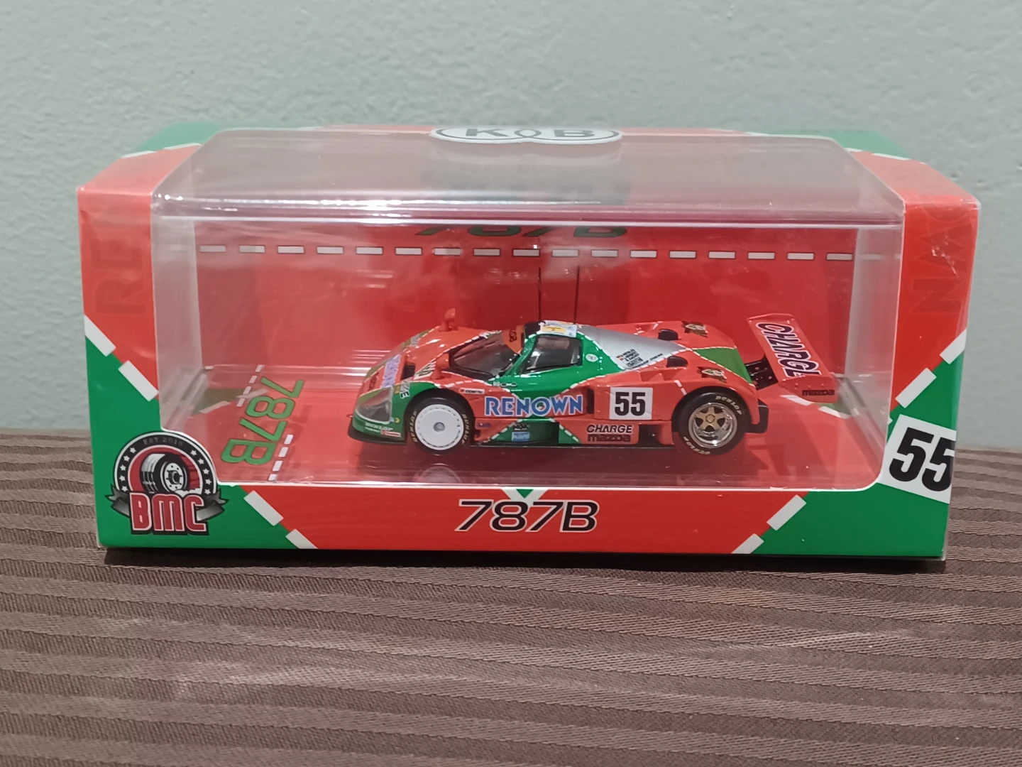 Kyosho "Charge" Mazda 787B 1/64 Scale Model Car