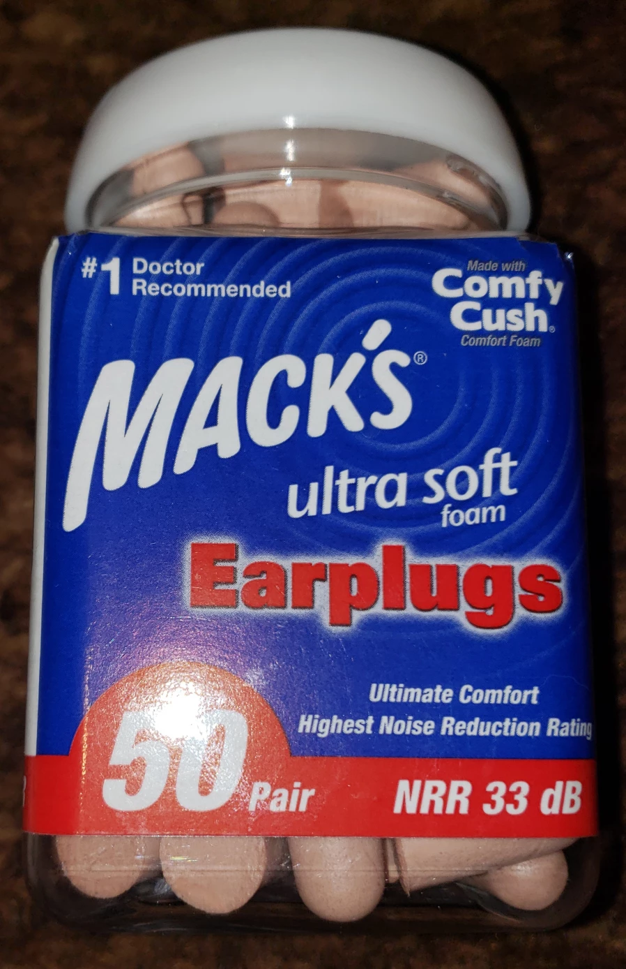 Mack's Ultra Soft Foam Earplugs - 50 Pair