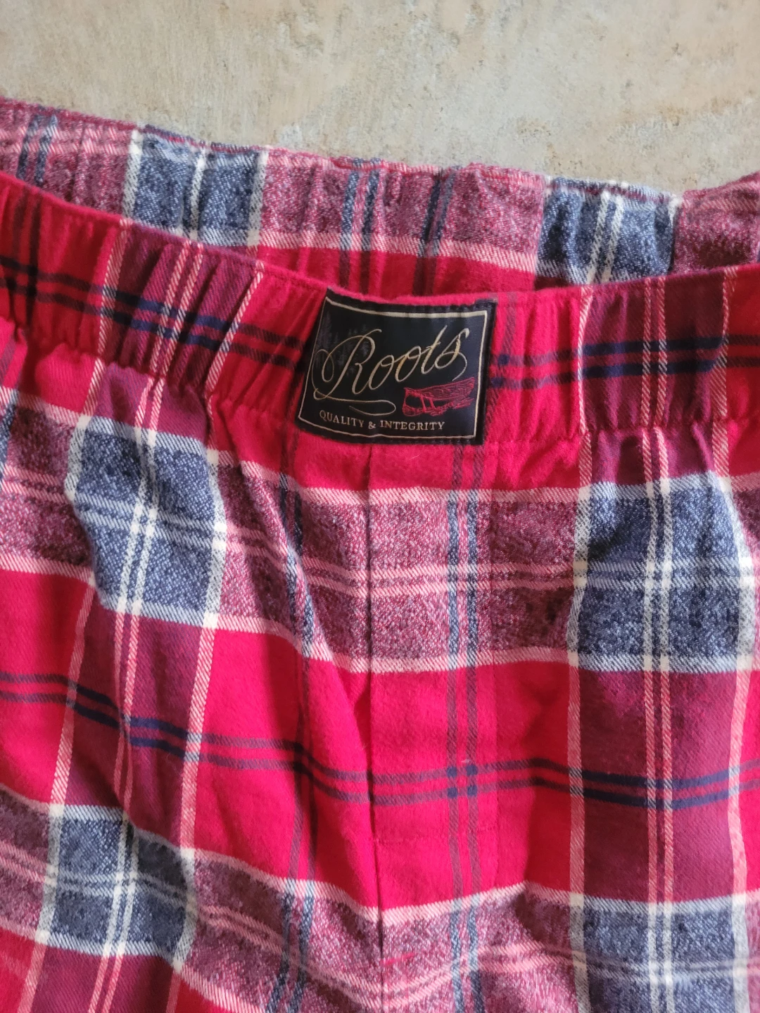 Roots Plaid Lounge Pants Size M/M - photo 2