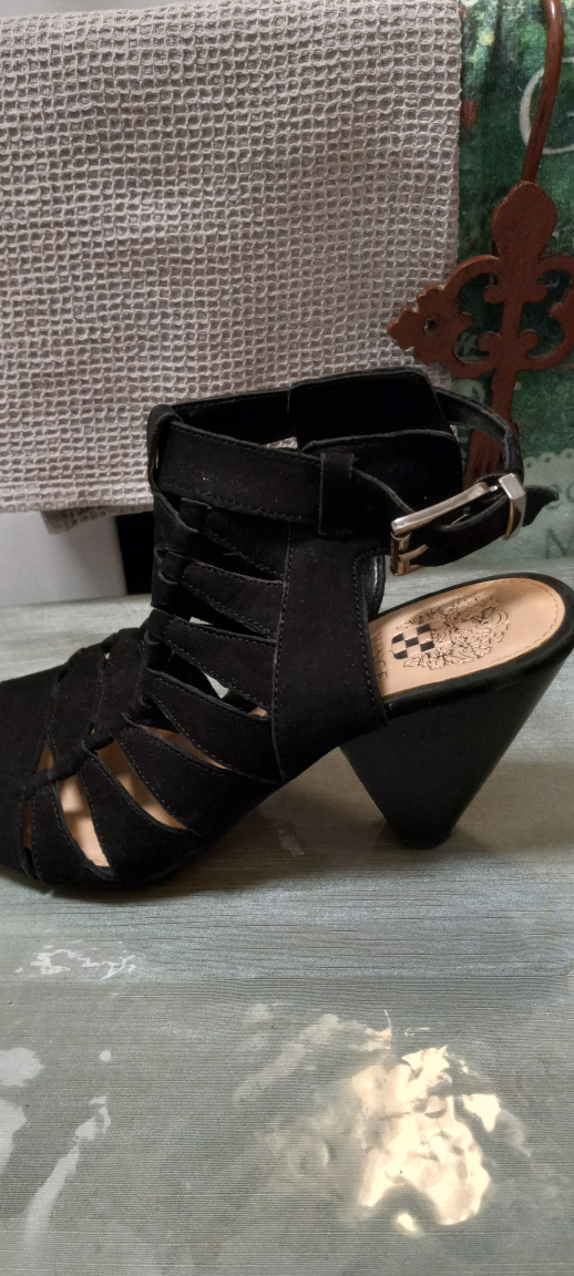 Vince Camuto Black Strappy Heels - Size 6M/36 - photo 2