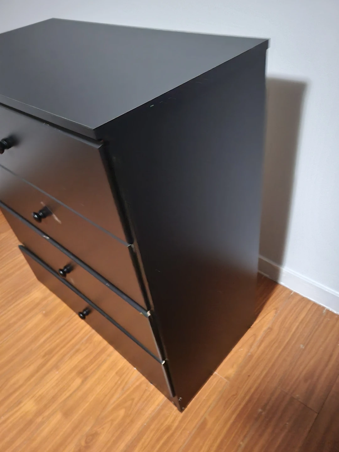 Black 4-Drawer Dresser - photo 3