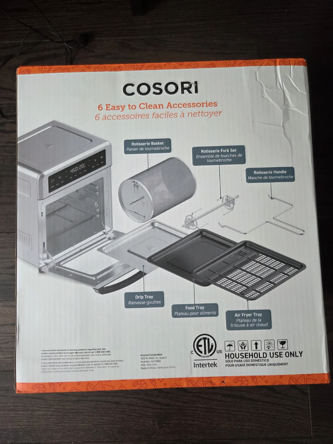 COSORI 12L Air Fryer Oven with Rotisserie & Cookbook - photo 4