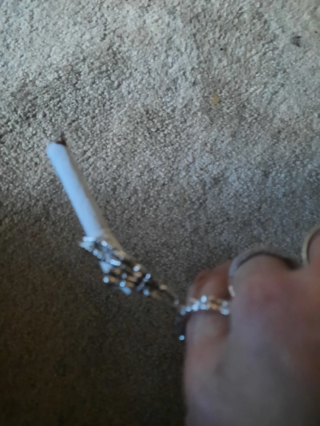 Gold Tone Ring with Cigarette Holder "🏆" - photo 4
