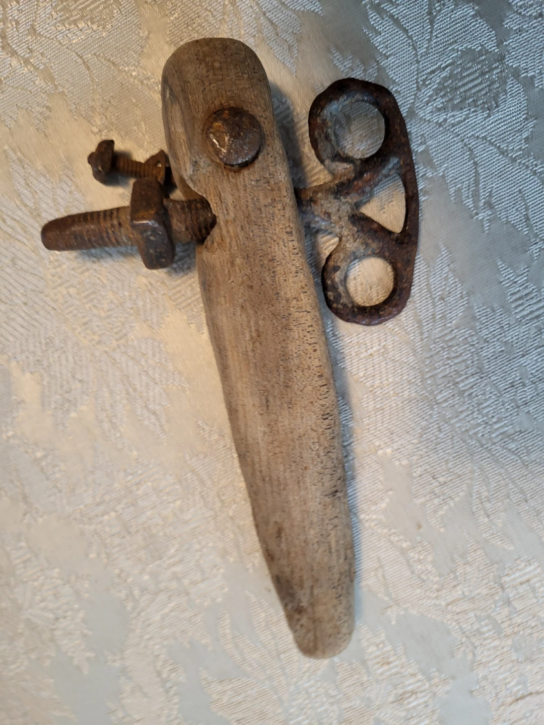 Vintage Wooden with Rusty Metal Hardware - photo 2