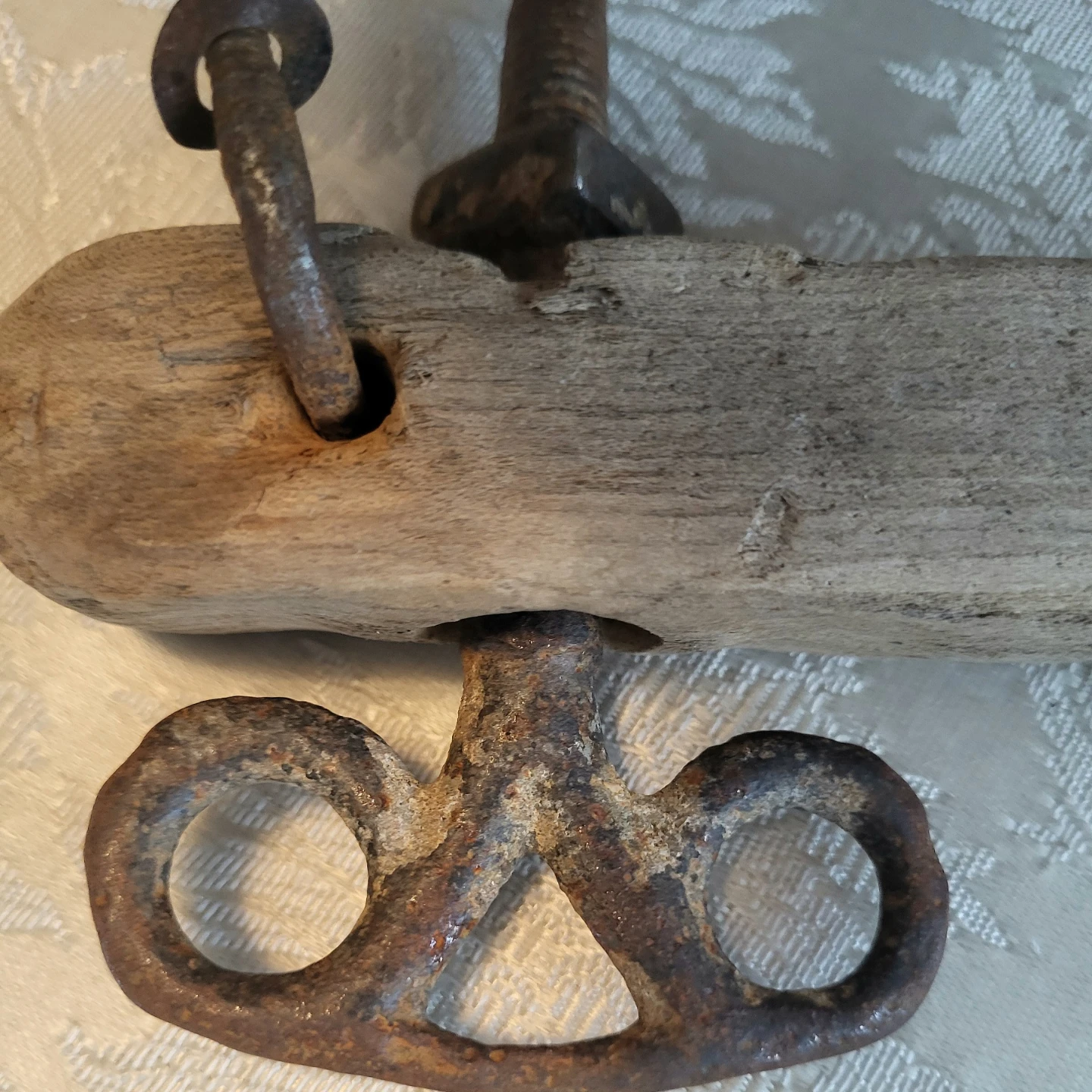 Vintage Wooden with Rusty Metal Hardware - photo 3