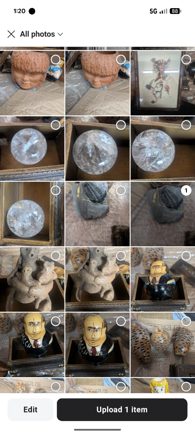 Collection of Decorative Books and Figurines