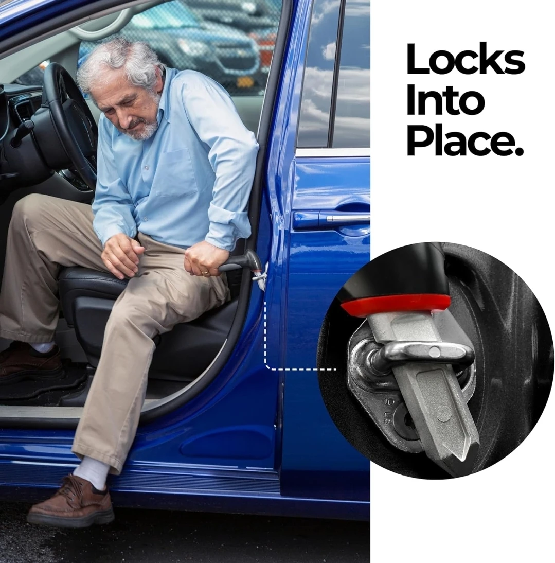 Car Door Handle Assist with Seatbelt Cutter and Window Breaker - photo 3