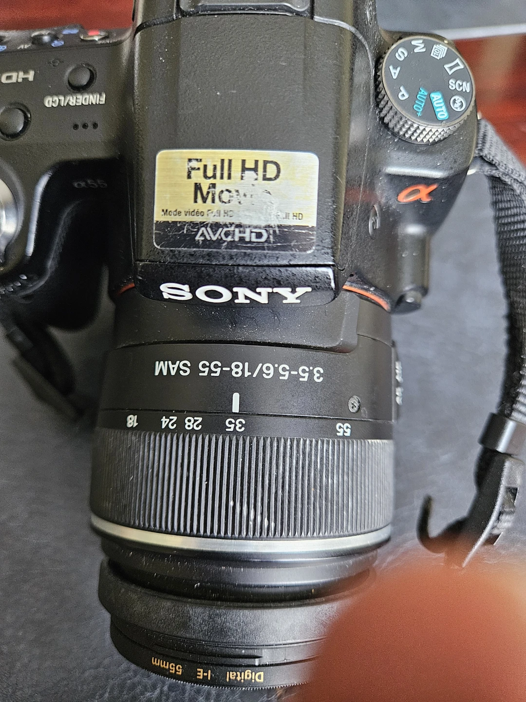 Sony Alpha a55 DSLR Camera with 18-55mm Lens