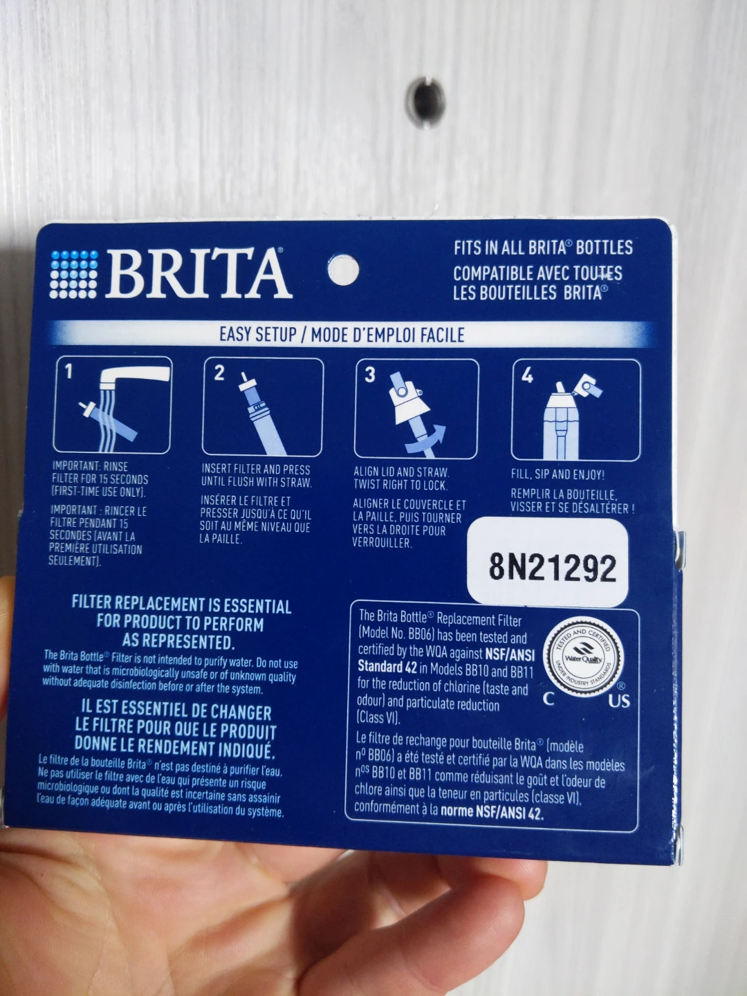 Brita bottle filter charcoal - photo 2