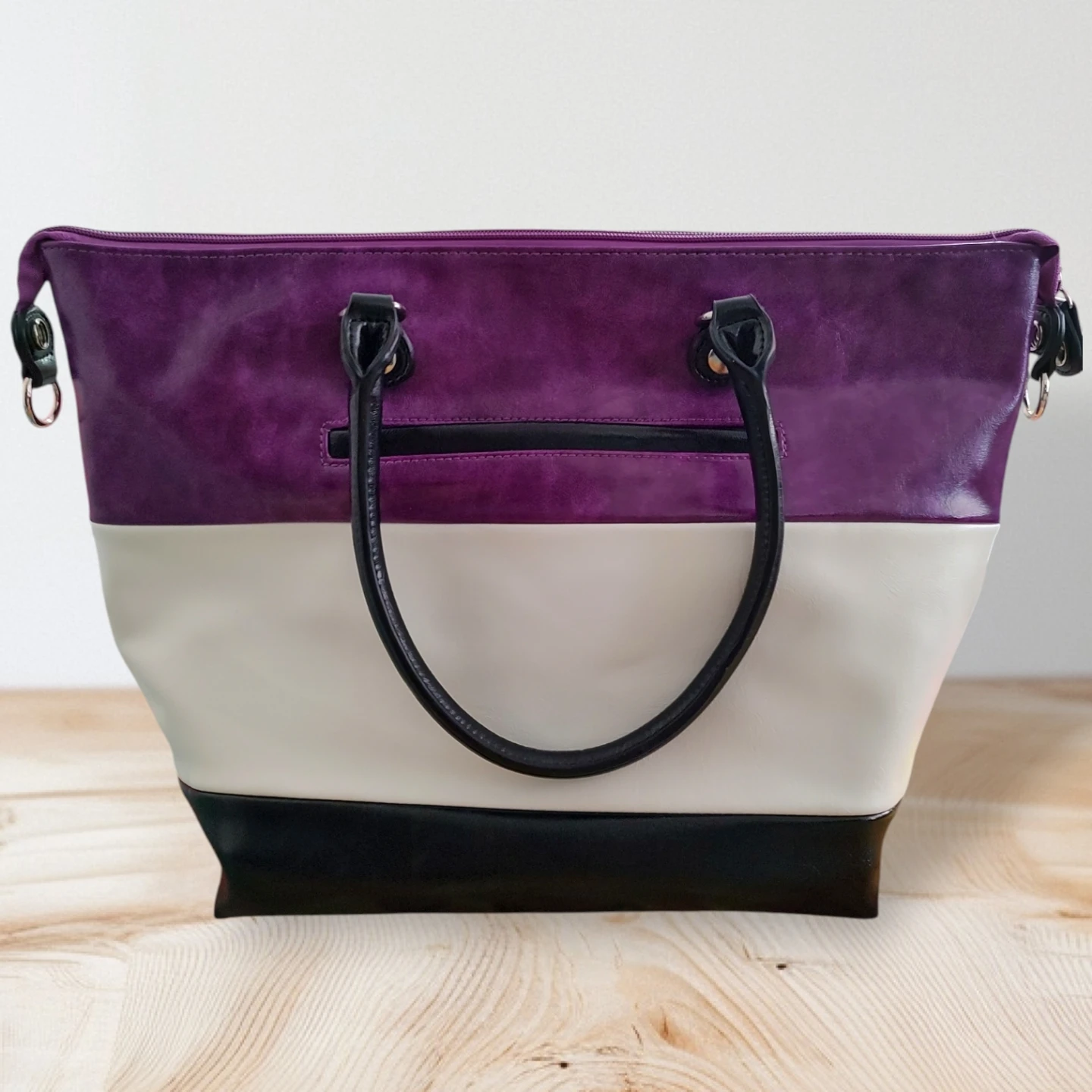 Color Block Convertible Tote Bag (avail. If ad is still up) - photo 3