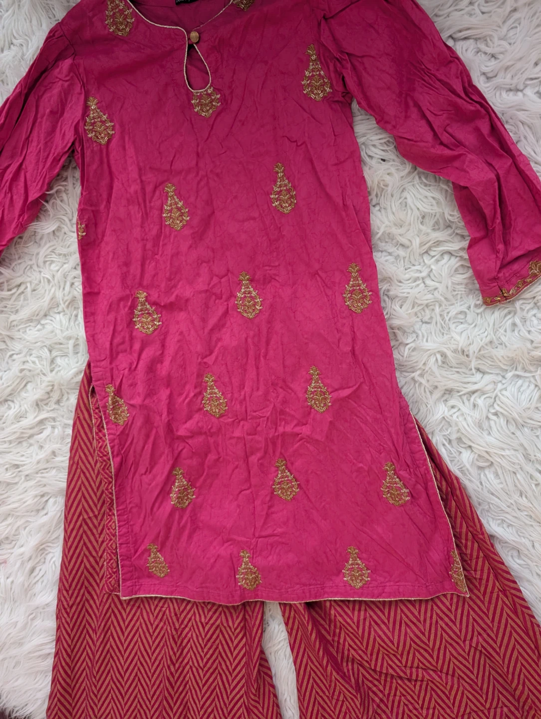 Original Zellbury Girl's Pink Kurti with Palazzo - photo 3