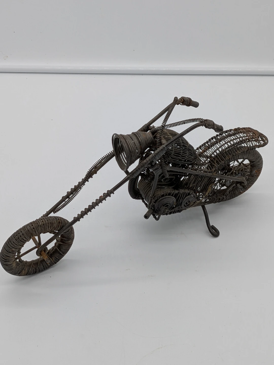 Wire Motorcycle Sculpture