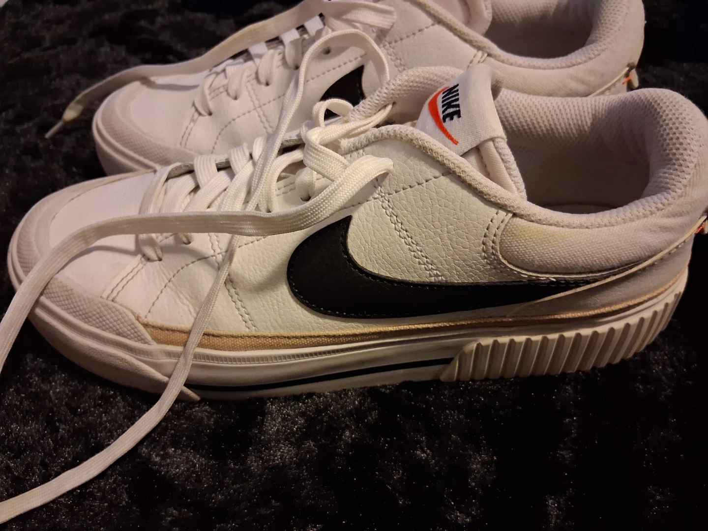 Nike Women's White Leather Sneakers