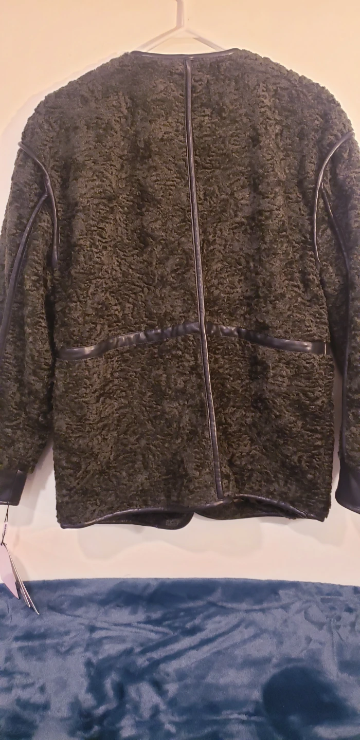 Olive green jacket/ coat - AVEC LES FILLES - photo 4