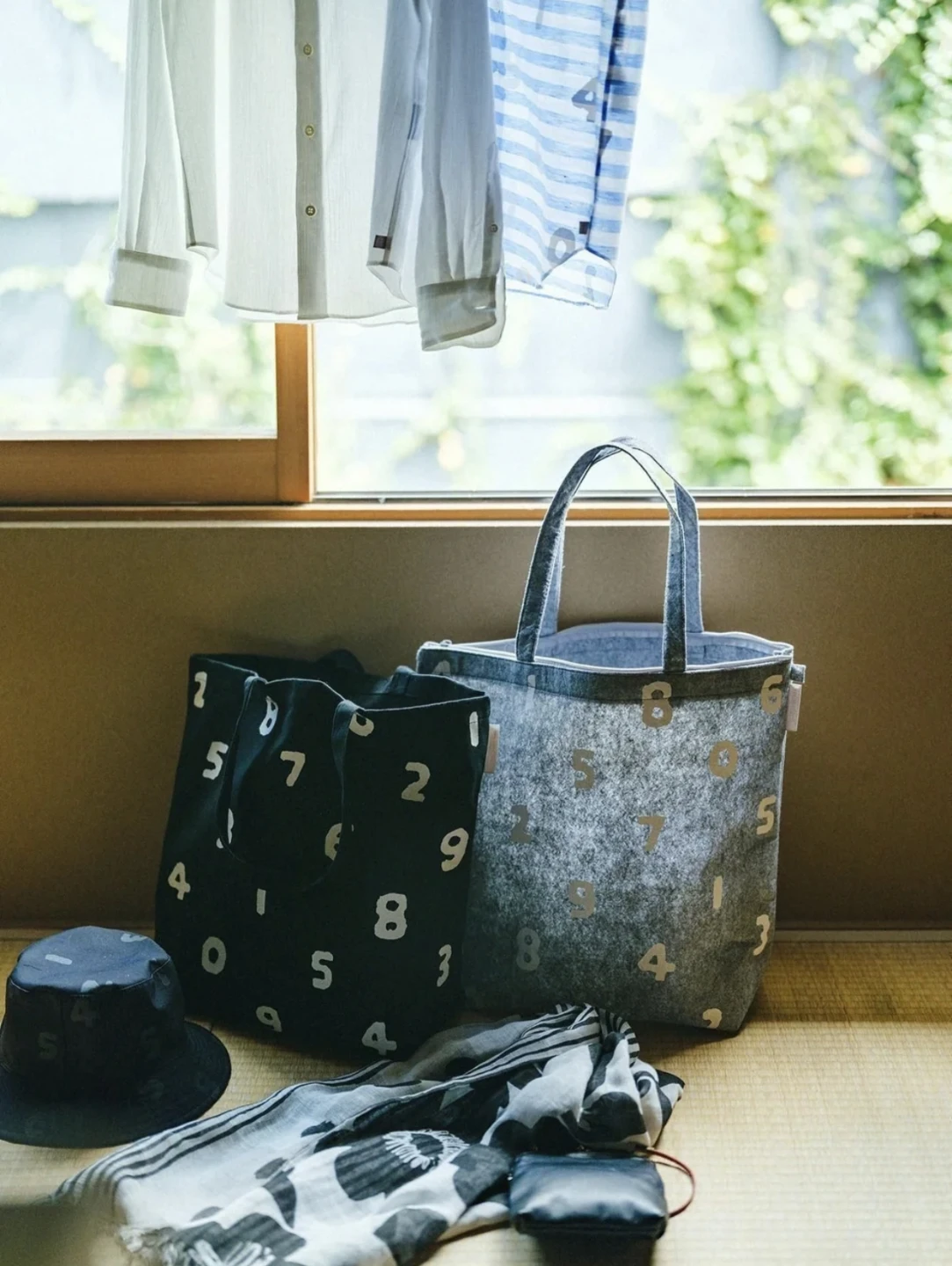 Sou Sou Japan Number Print Tote Bag - photo 2
