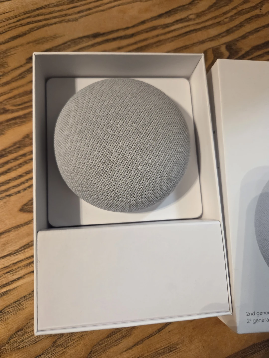 Google Nest Mini (2nd Gen) Smart Speaker - Grey - photo 2