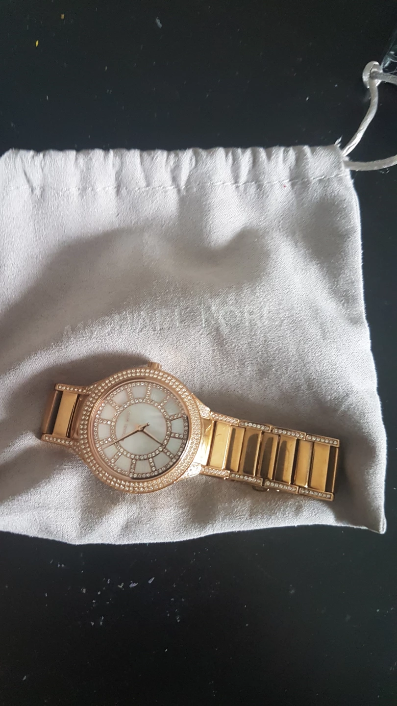 Michael Kors Rose Gold Crystal Watch