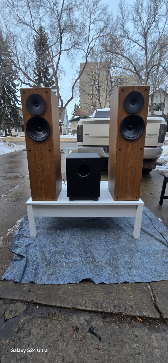 Nuance Floor Standing Speakers + AP-A80 Powered Subwoofer