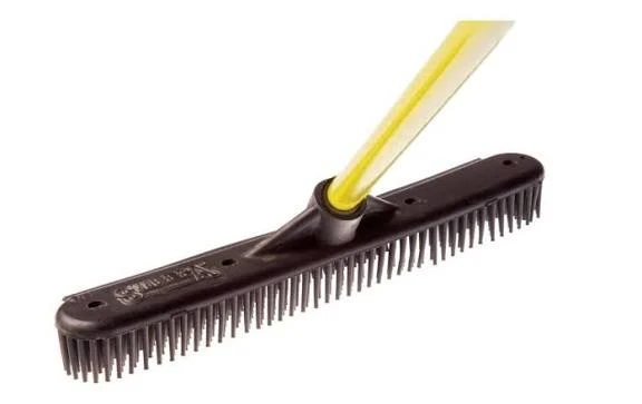 Sweepa Rubber Broom with Yellow Handle - photo 2