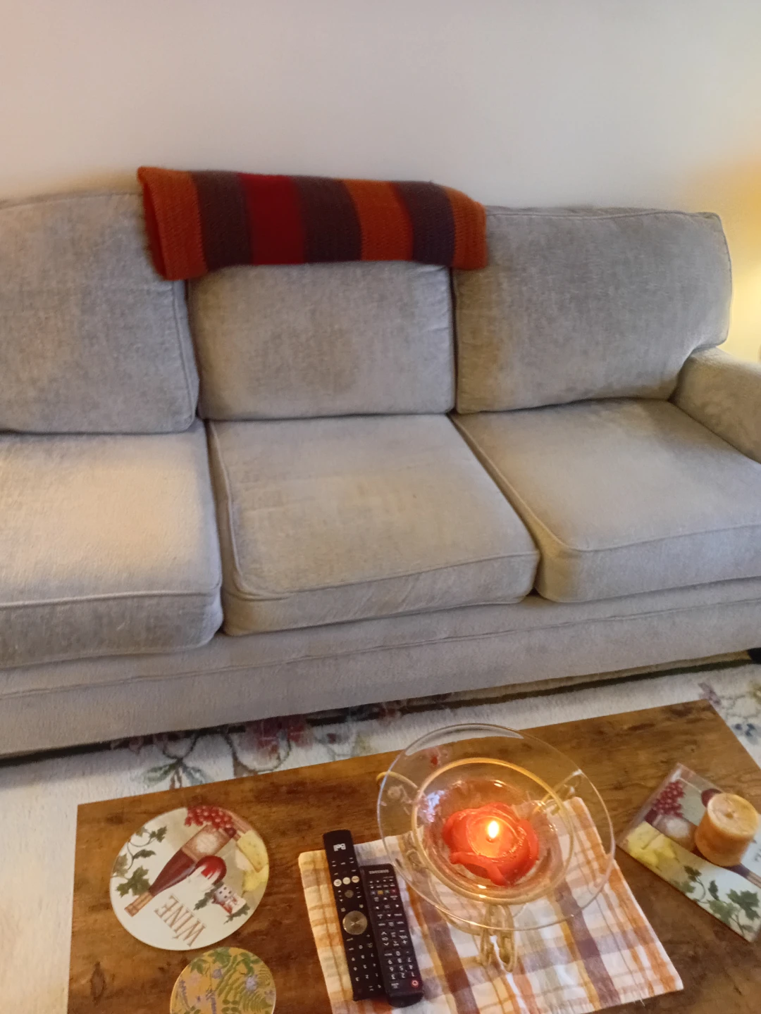 Light Grey 3-Seater Sofa - photo 2