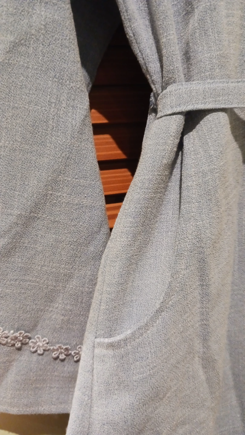 🏆Winter Light Blue Embroidered Maxi Dress - photo 3