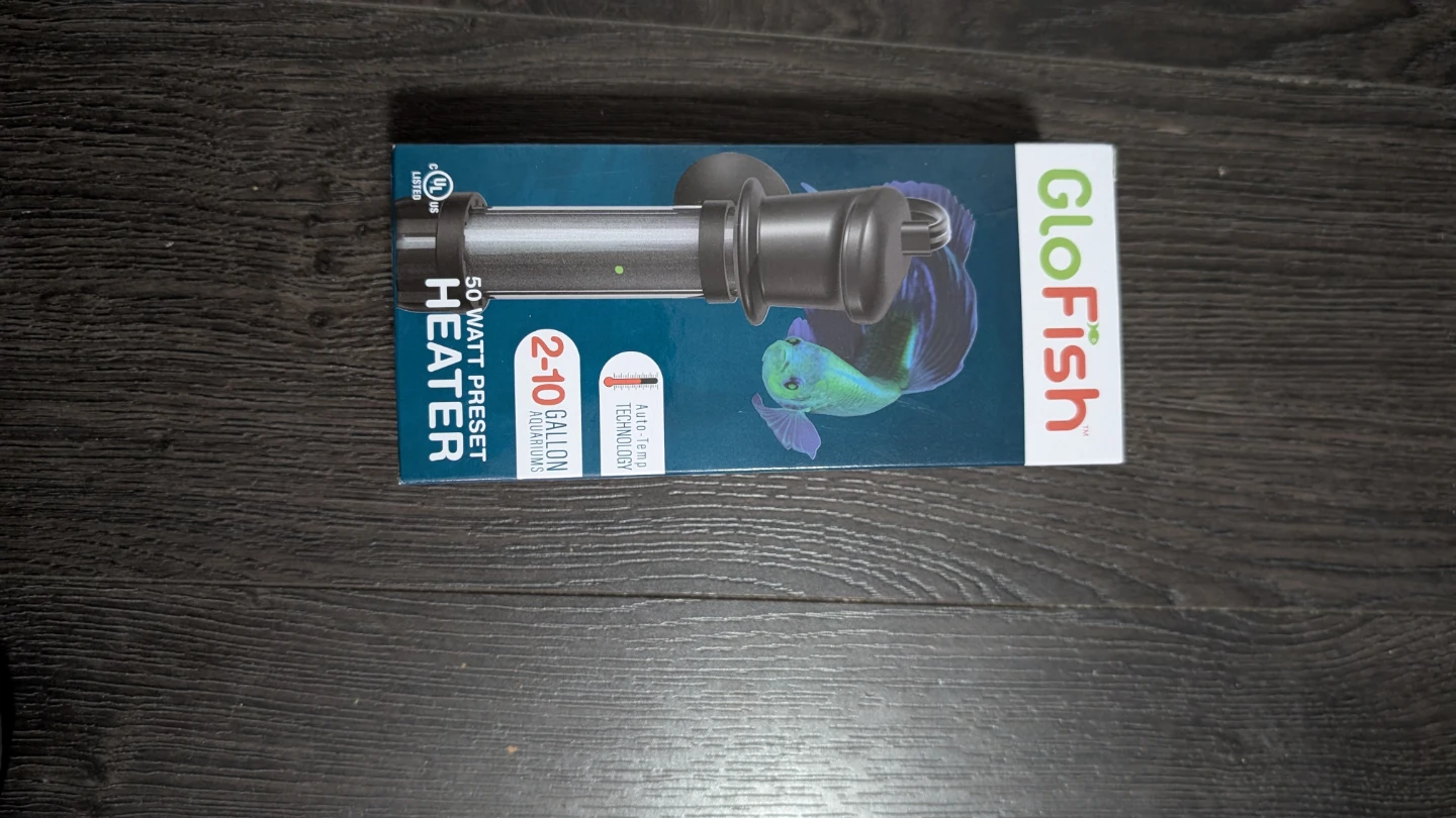 GloFish 50 Watt Preset Aquarium Heater for 2-10 Gallon Tanks