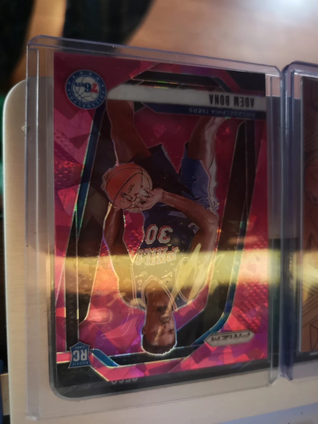Adem Bona 2020-21 Panini Obsidian & Prizm RC Lot - photo 4