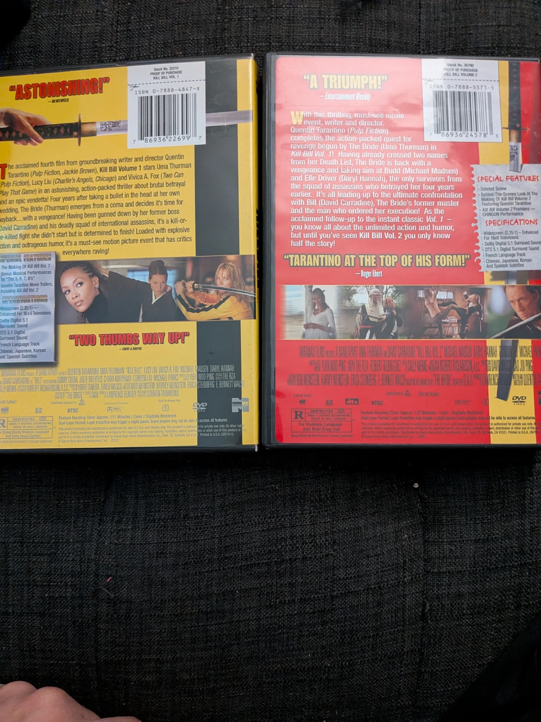 Kill Bill Vol. 1 & Vol. 2 DVD Set - photo 5